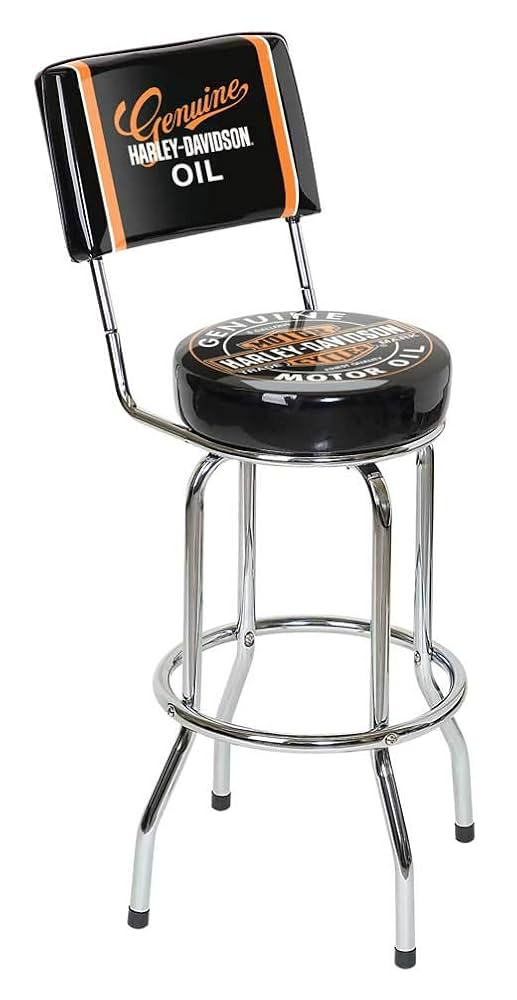 Amazon.co.jp: ハーレー・ダビッドソン オイル缶スツール バック